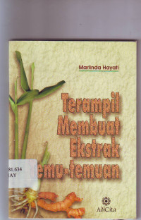 Image of Terampil Membuat Ekstrak Temu Temuan